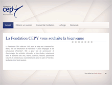 Tablet Screenshot of cepy.ch